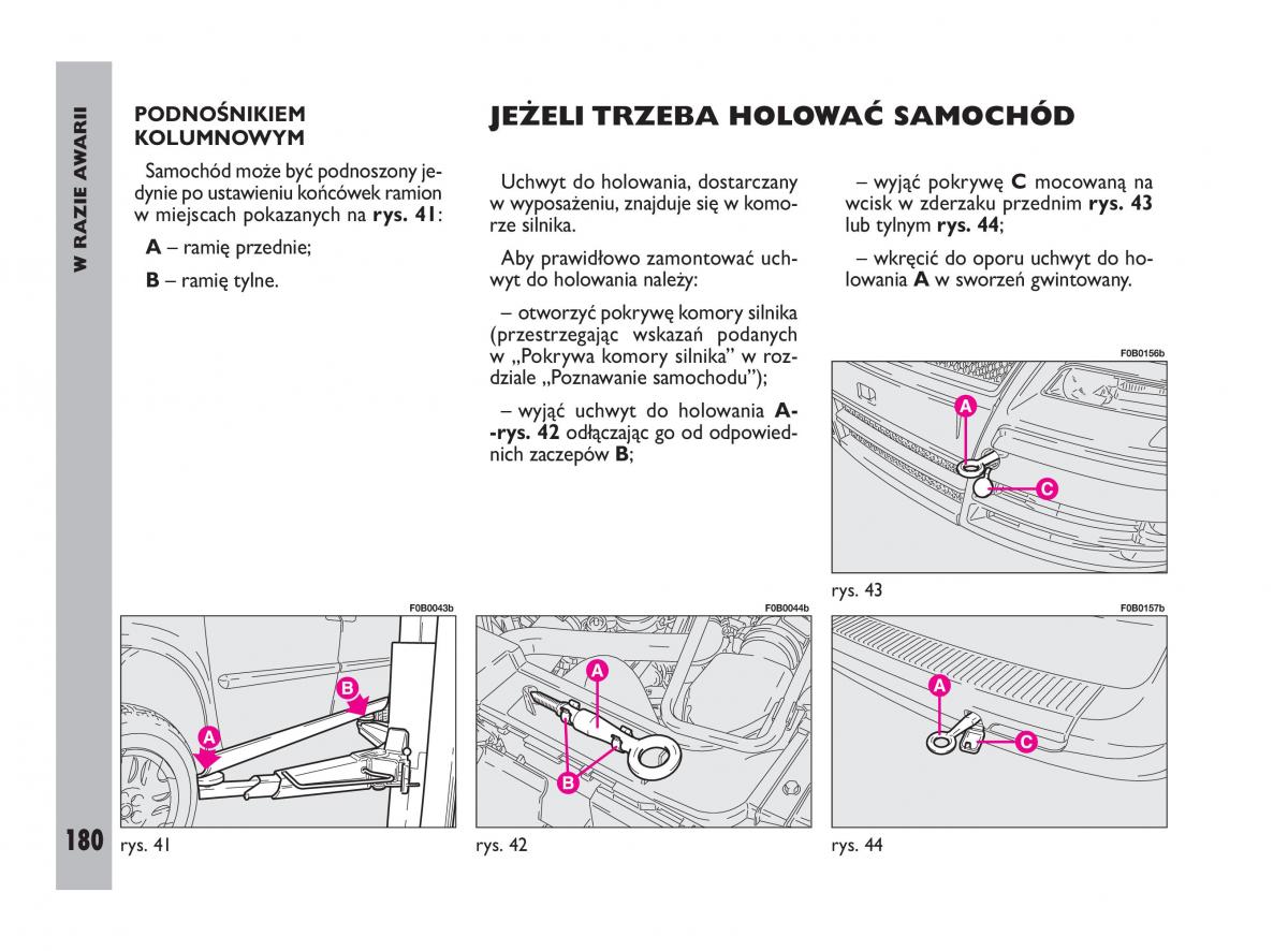 Fiat Ulysee II 2 instrukcja obslugi / page 181