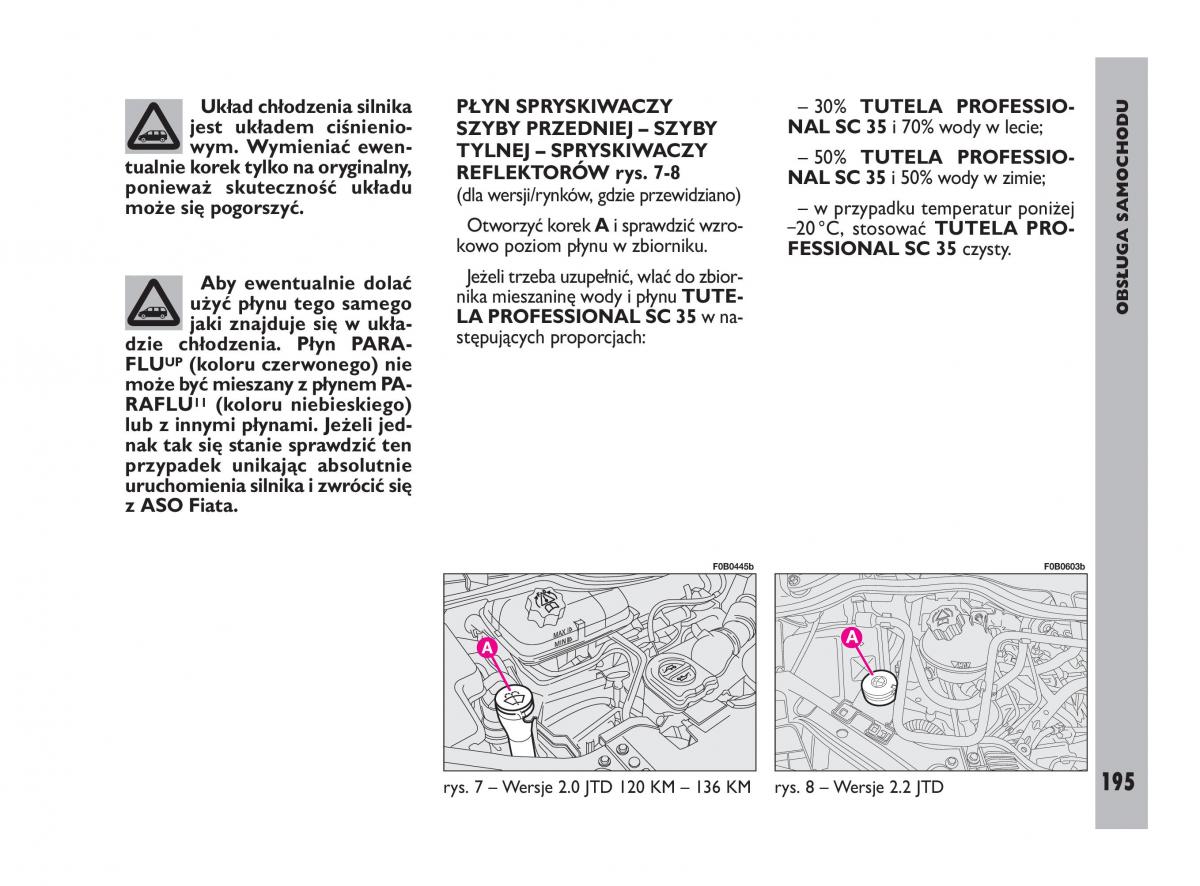 Fiat Ulysee II 2 instrukcja obslugi / page 196