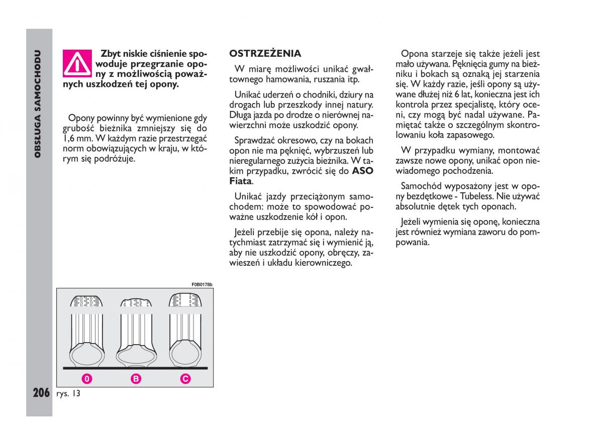 Fiat Ulysee II 2 instrukcja obslugi / page 207