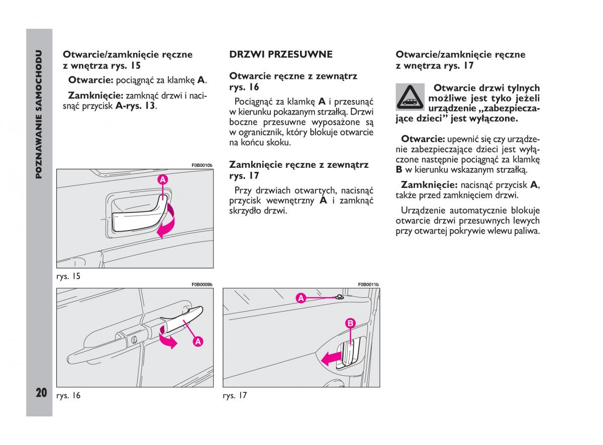 Fiat Ulysee II 2 instrukcja obslugi / page 21