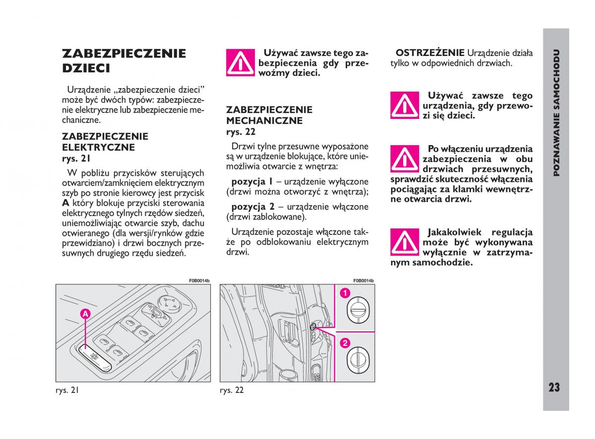 Fiat Ulysee II 2 instrukcja obslugi / page 24