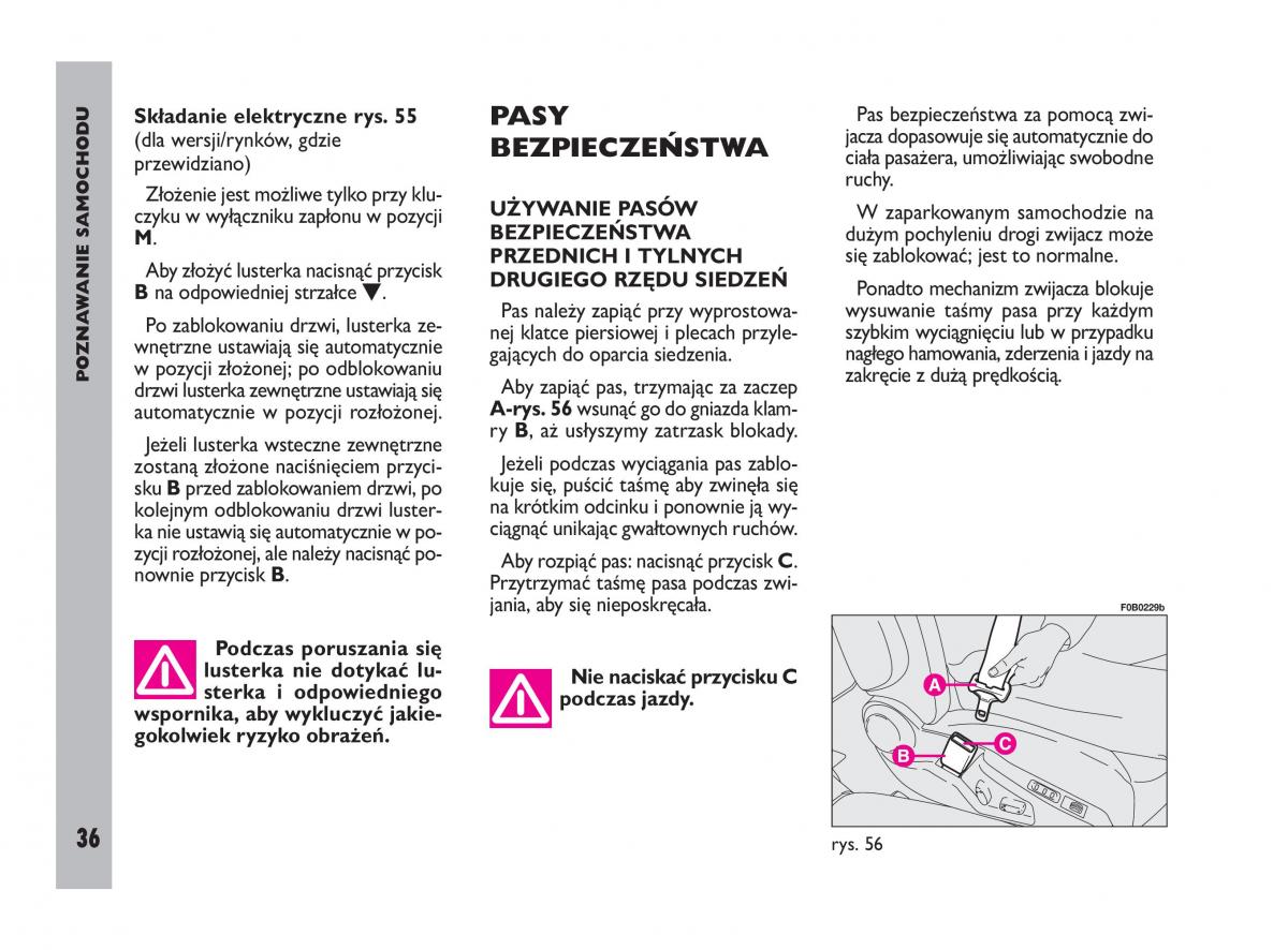 Fiat Ulysee II 2 instrukcja obslugi / page 37
