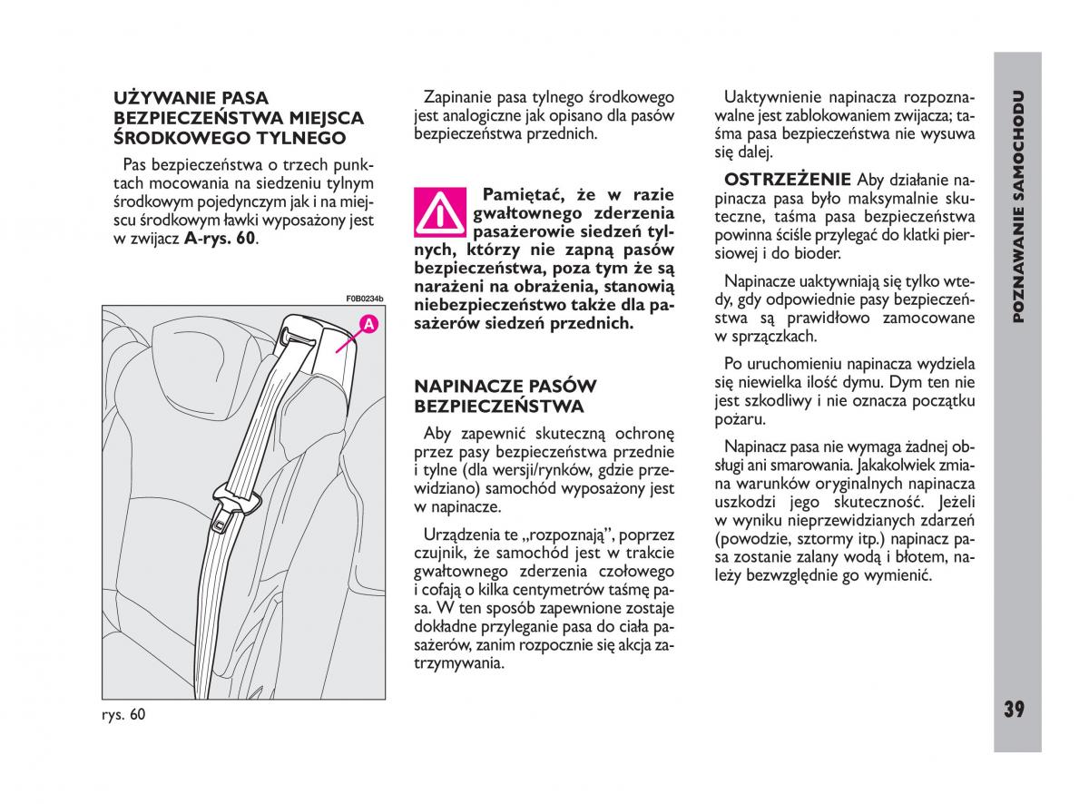 Fiat Ulysee II 2 instrukcja obslugi / page 40