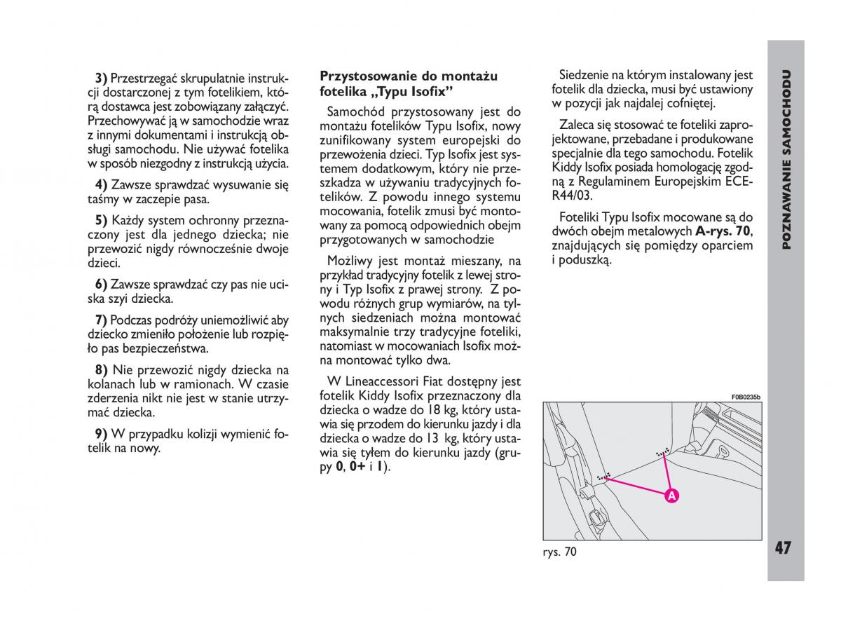 Fiat Ulysee II 2 instrukcja obslugi / page 48