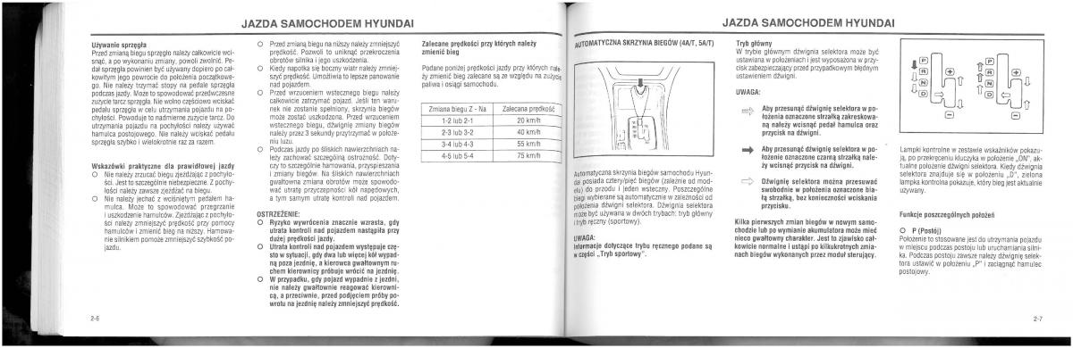 Hyundai XG25 XG30 instrukcja obslugi / page 55