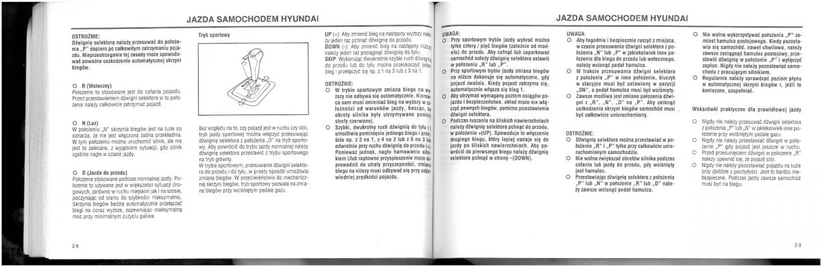 Hyundai XG25 XG30 instrukcja obslugi / page 56