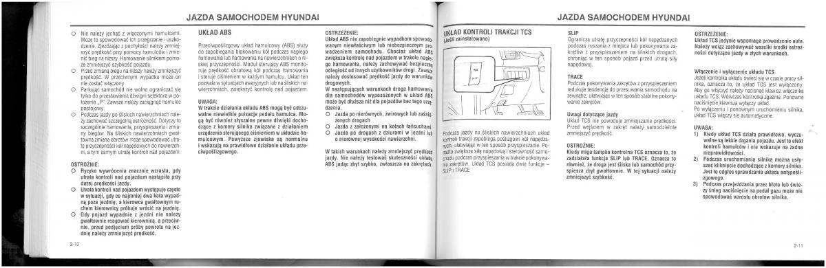 Hyundai XG25 XG30 instrukcja obslugi / page 57