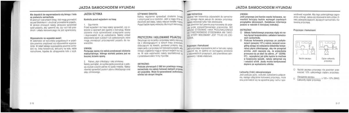 Hyundai XG25 XG30 instrukcja obslugi / page 60