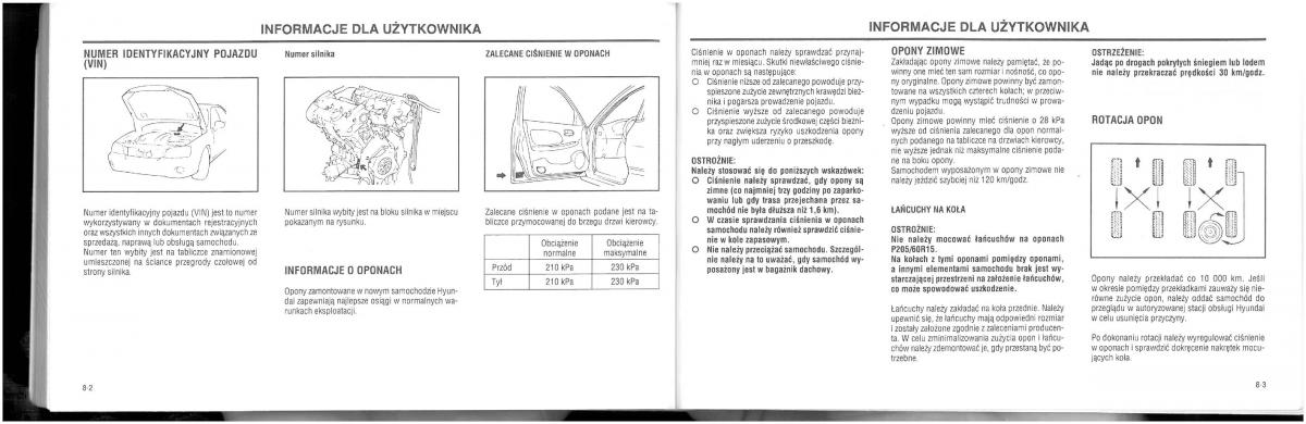 Hyundai XG25 XG30 instrukcja obslugi / page 92