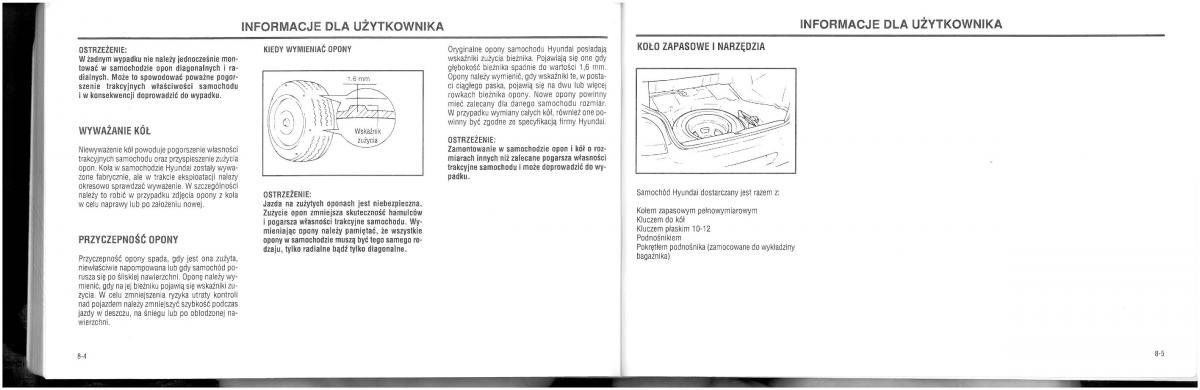 Hyundai XG25 XG30 instrukcja obslugi / page 93