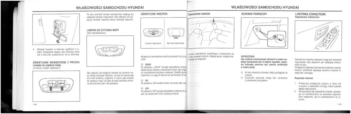 Hyundai XG25 XG30 instrukcja obslugi / page 28