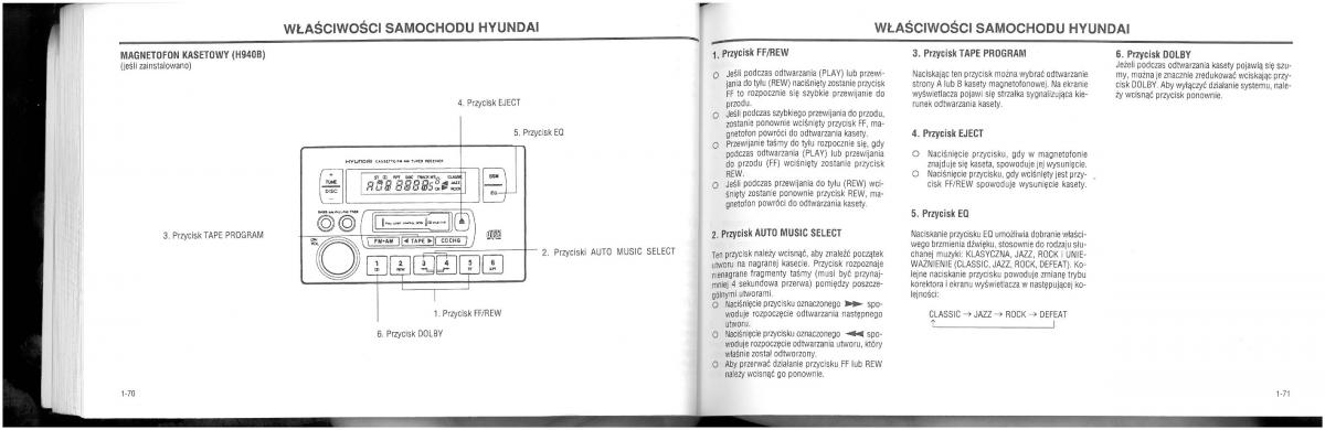 Hyundai XG25 XG30 instrukcja obslugi / page 41