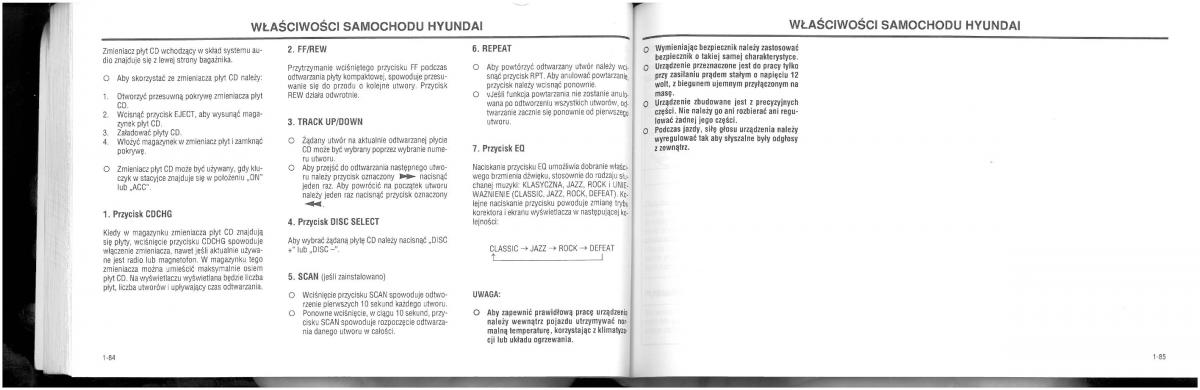 Hyundai XG25 XG30 instrukcja obslugi / page 49