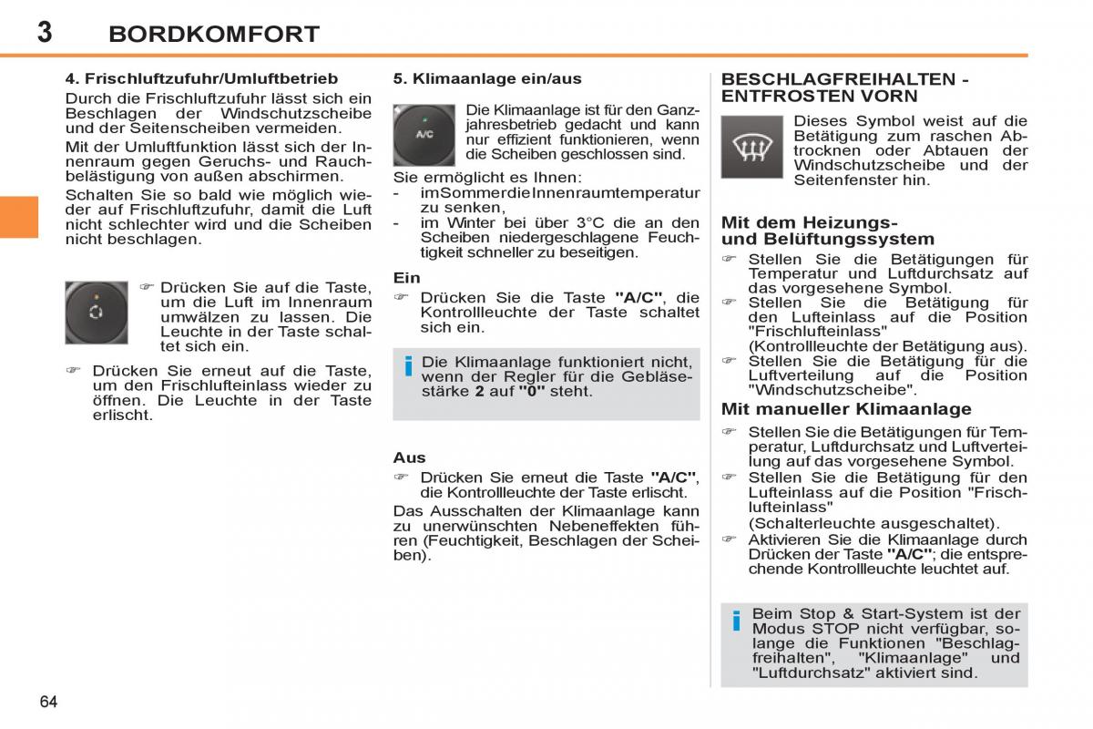 Peugeot 308 SW I 1 Handbuch / page 66