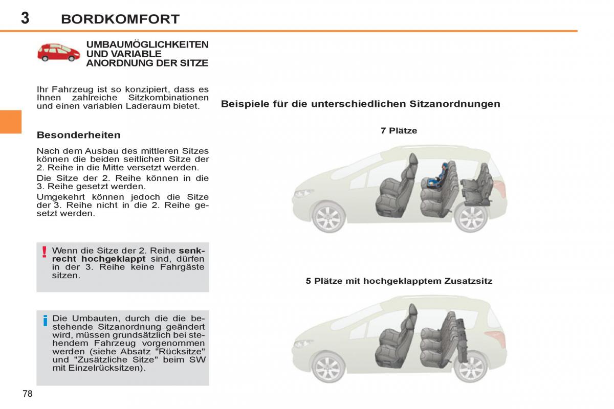 Peugeot 308 SW I 1 Handbuch / page 80