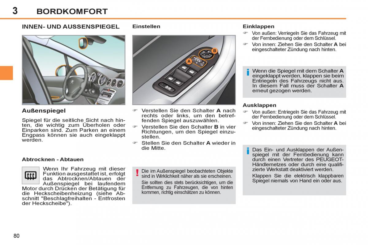 Peugeot 308 SW I 1 Handbuch / page 82