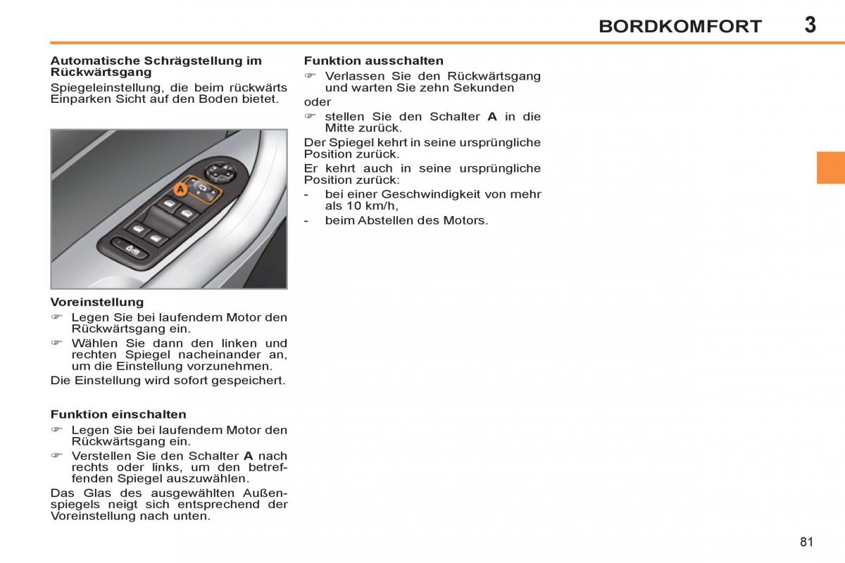 Peugeot 308 SW I 1 Handbuch / page 83