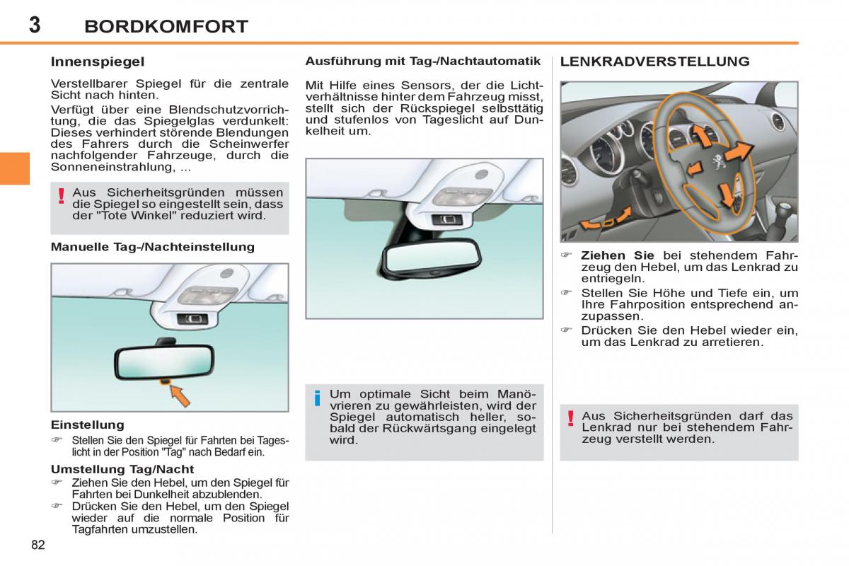 Peugeot 308 SW I 1 Handbuch / page 84