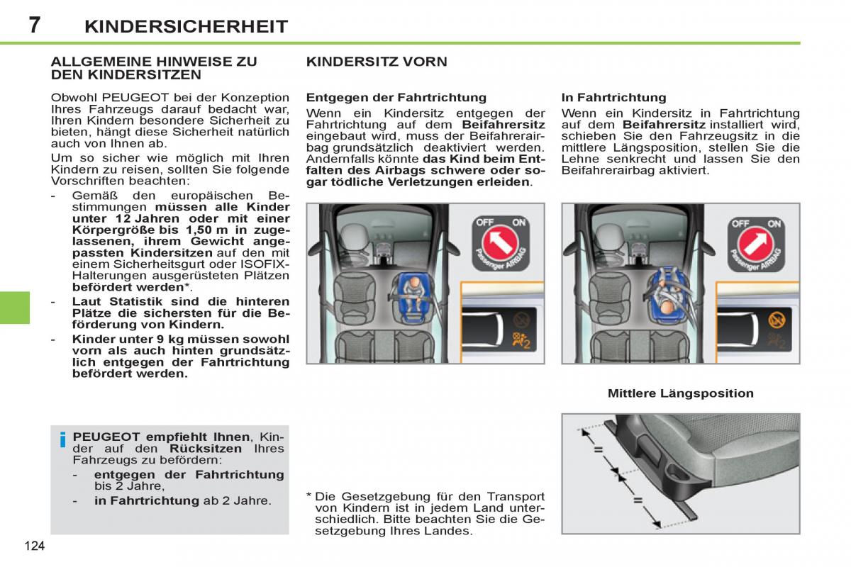 Peugeot 308 SW I 1 Handbuch / page 126