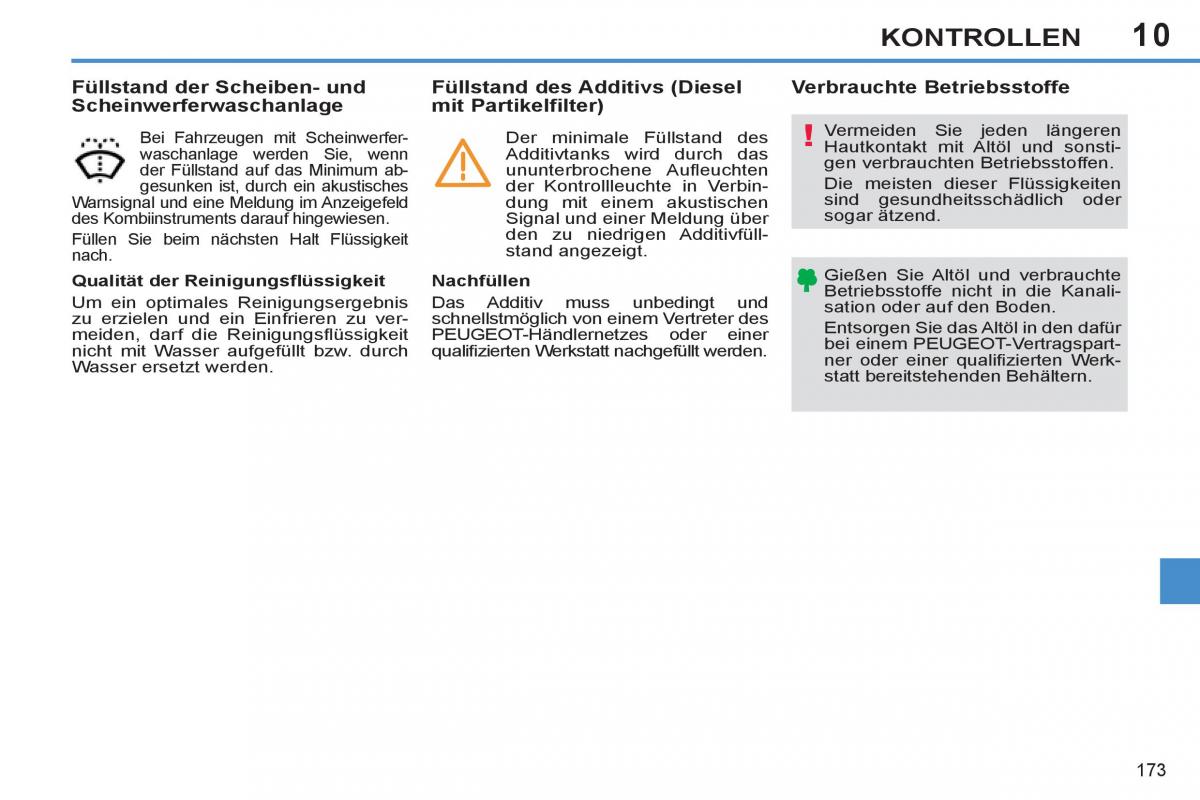 Peugeot 308 SW I 1 Handbuch / page 175