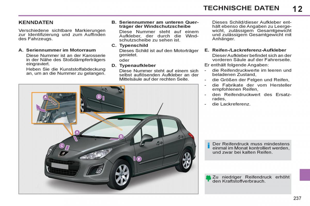 Peugeot 308 SW I 1 Handbuch / page 239