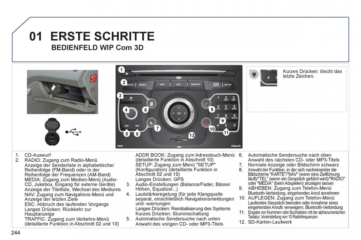 Peugeot 308 SW I 1 Handbuch / page 246