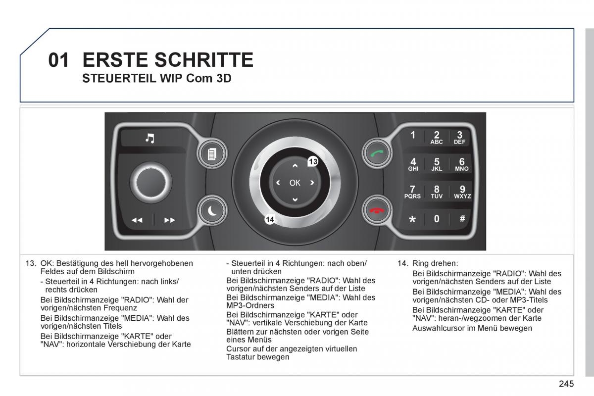 Peugeot 308 SW I 1 Handbuch / page 247