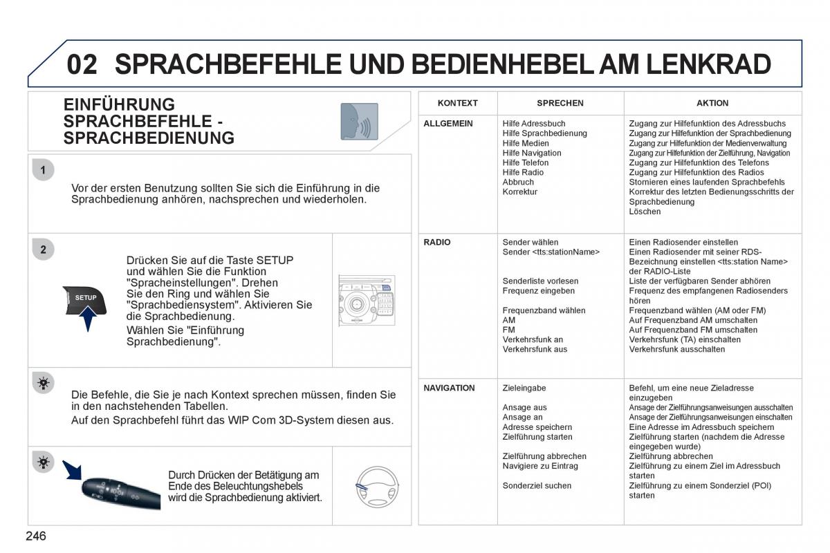 Peugeot 308 SW I 1 Handbuch / page 248