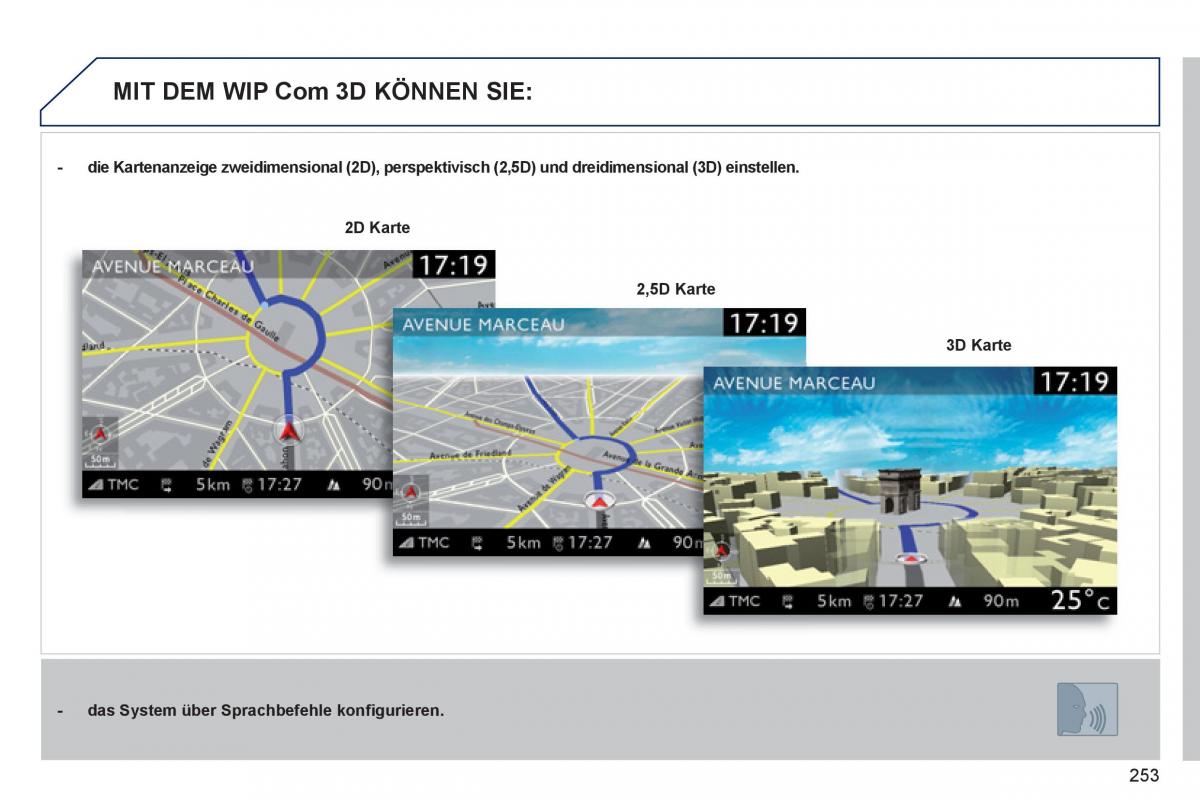 Peugeot 308 SW I 1 Handbuch / page 255