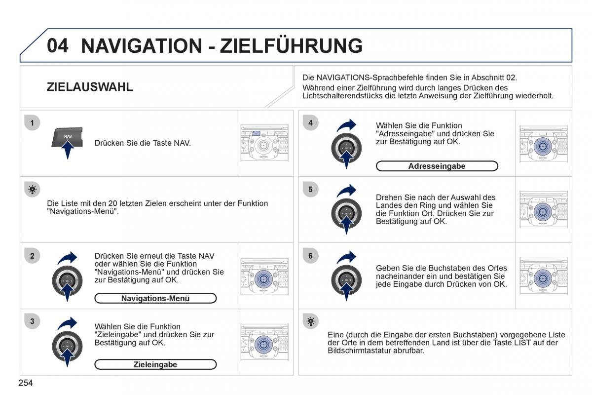 Peugeot 308 SW I 1 Handbuch / page 256