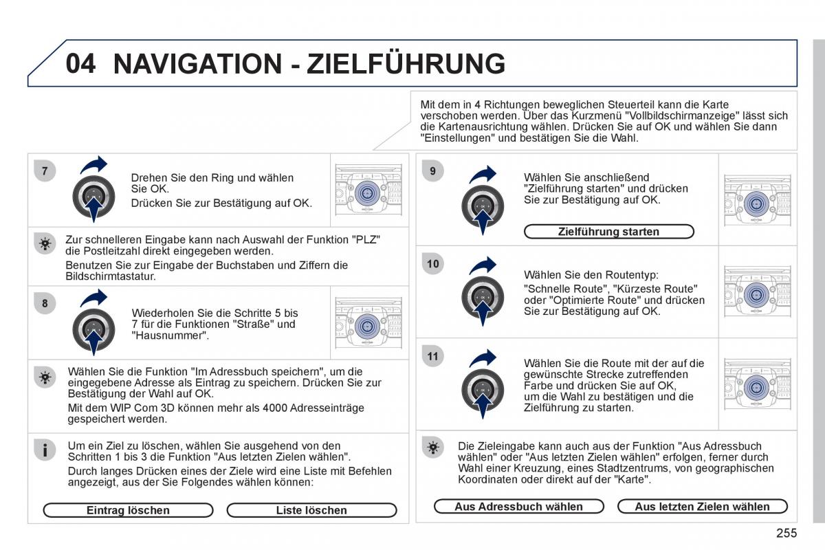 Peugeot 308 SW I 1 Handbuch / page 257