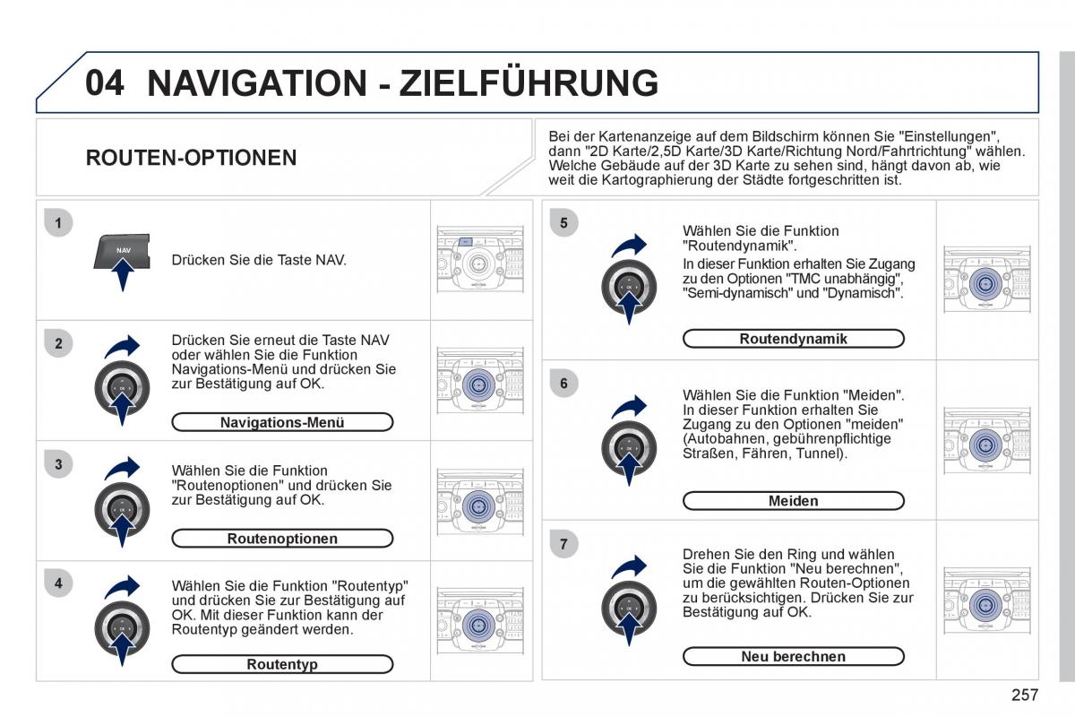 Peugeot 308 SW I 1 Handbuch / page 259