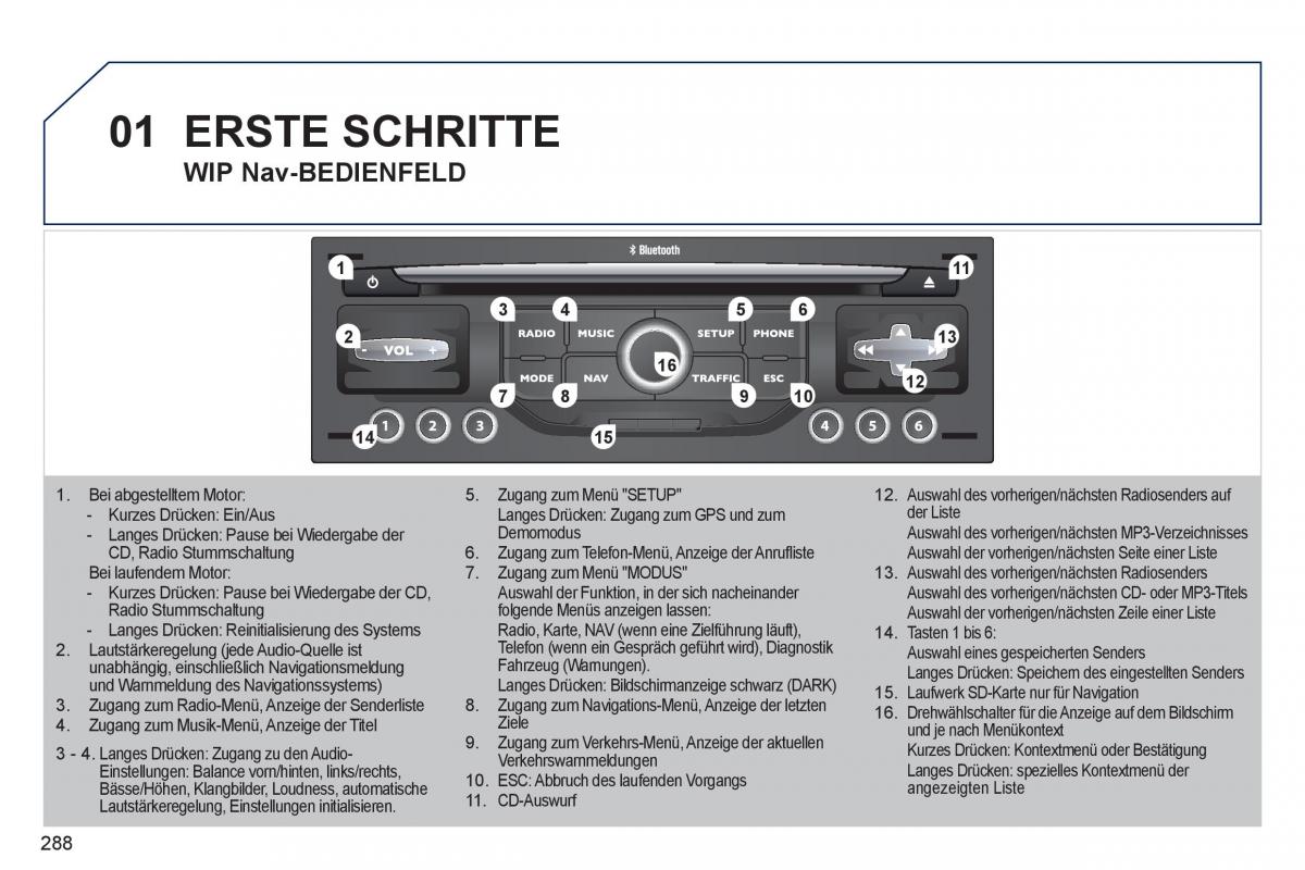 Peugeot 308 SW I 1 Handbuch / page 290