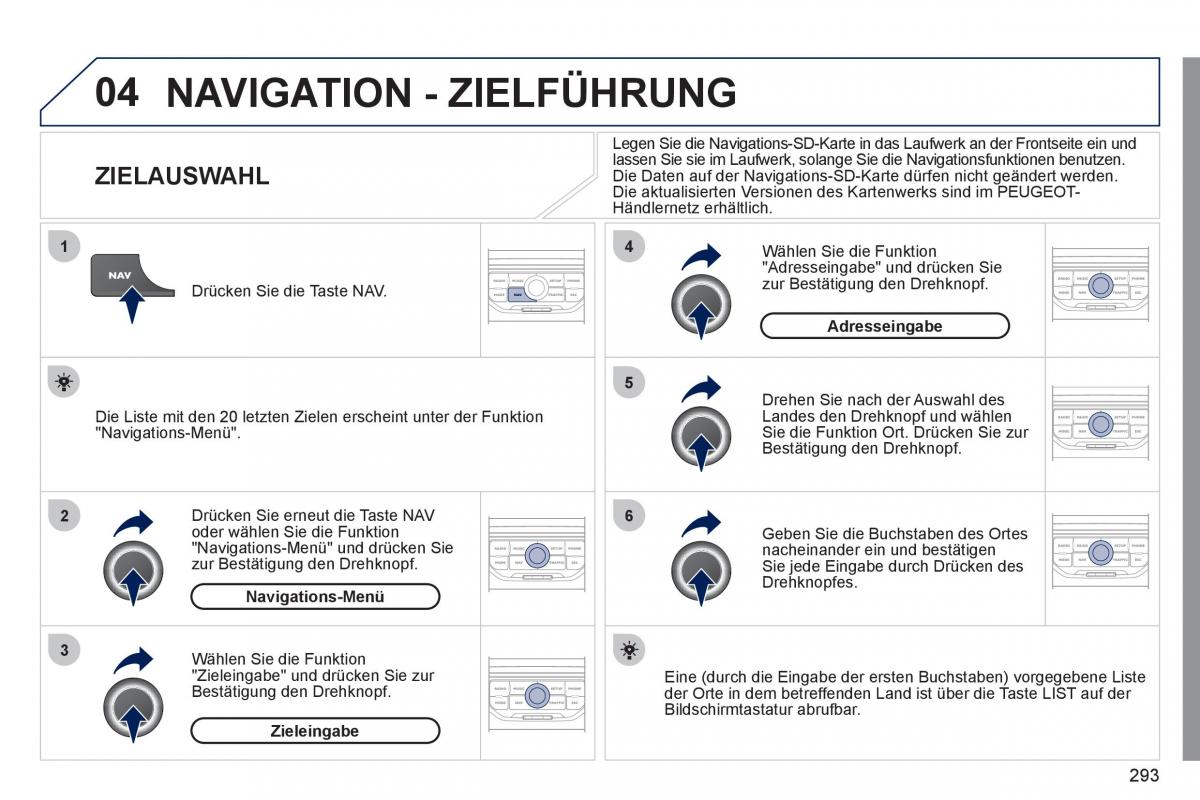 Peugeot 308 SW I 1 Handbuch / page 295