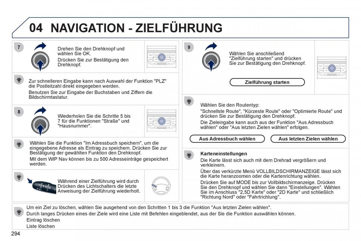 Peugeot 308 SW I 1 Handbuch / page 296