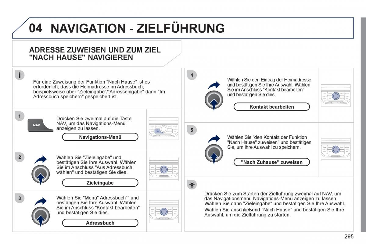 Peugeot 308 SW I 1 Handbuch / page 297