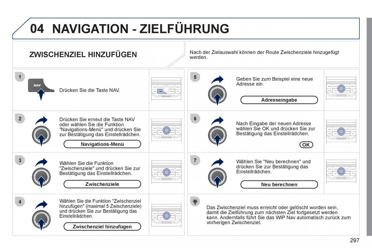 Peugeot 308 SW I 1 Handbuch / page 299