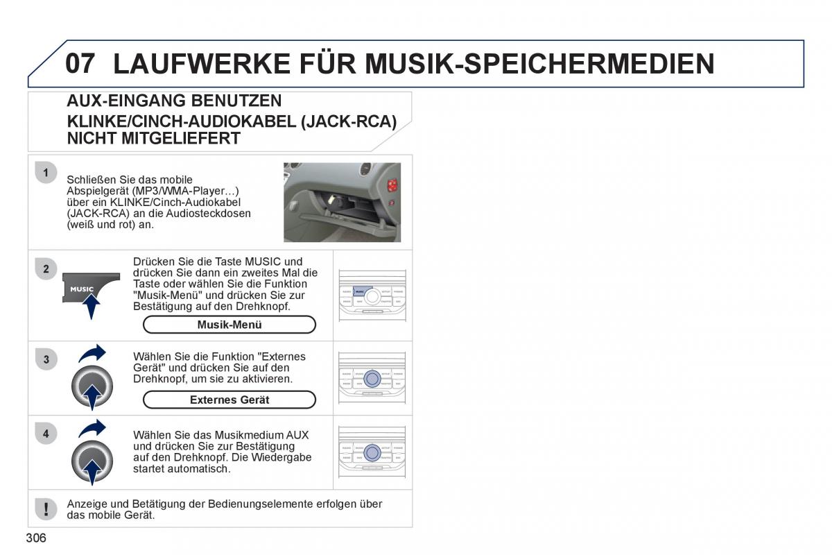 Peugeot 308 SW I 1 Handbuch / page 308