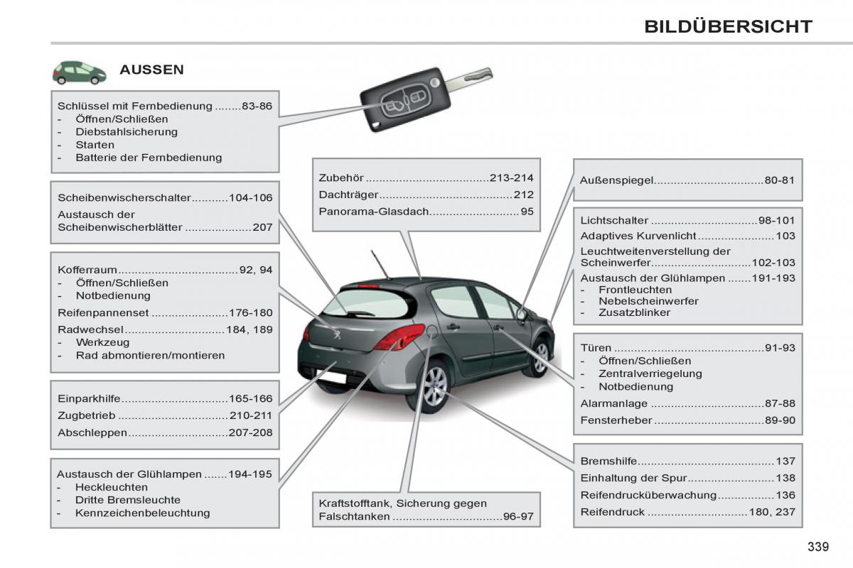 Peugeot 308 SW I 1 Handbuch / page 341