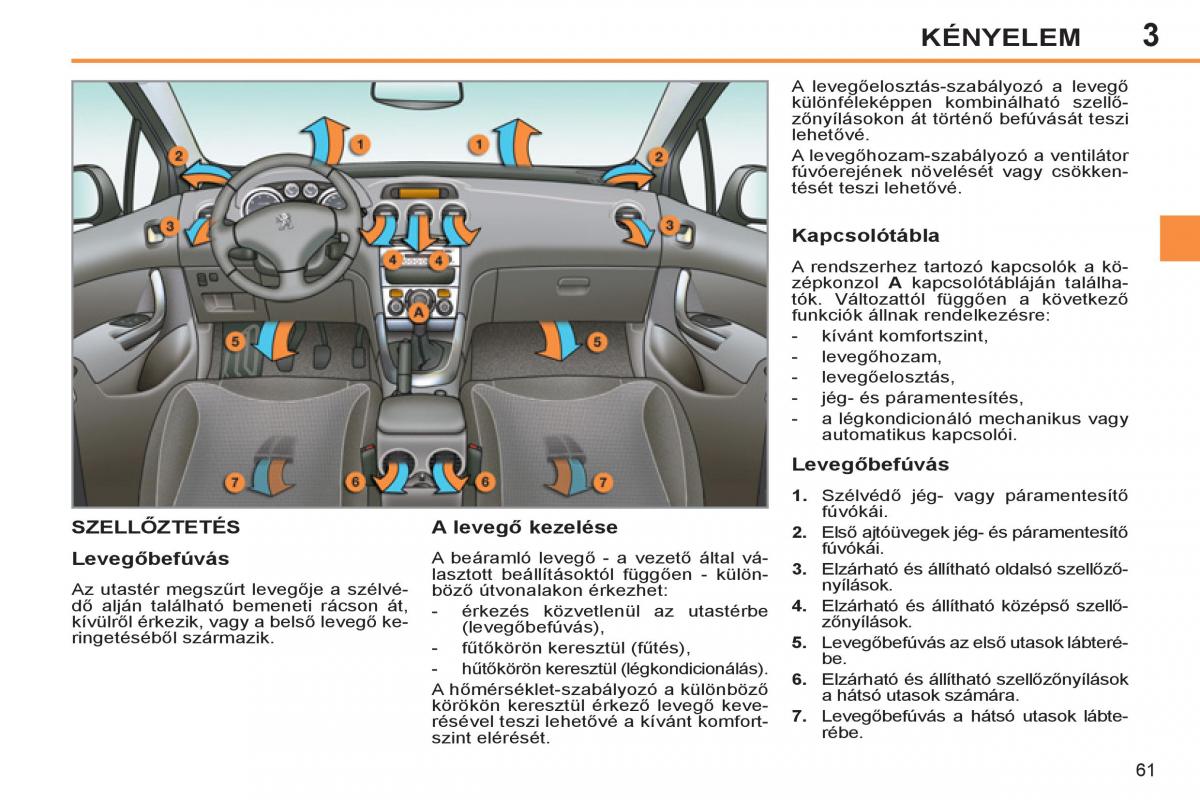 Peugeot 308 SW I 1 Kezelesi utmutato / page 63