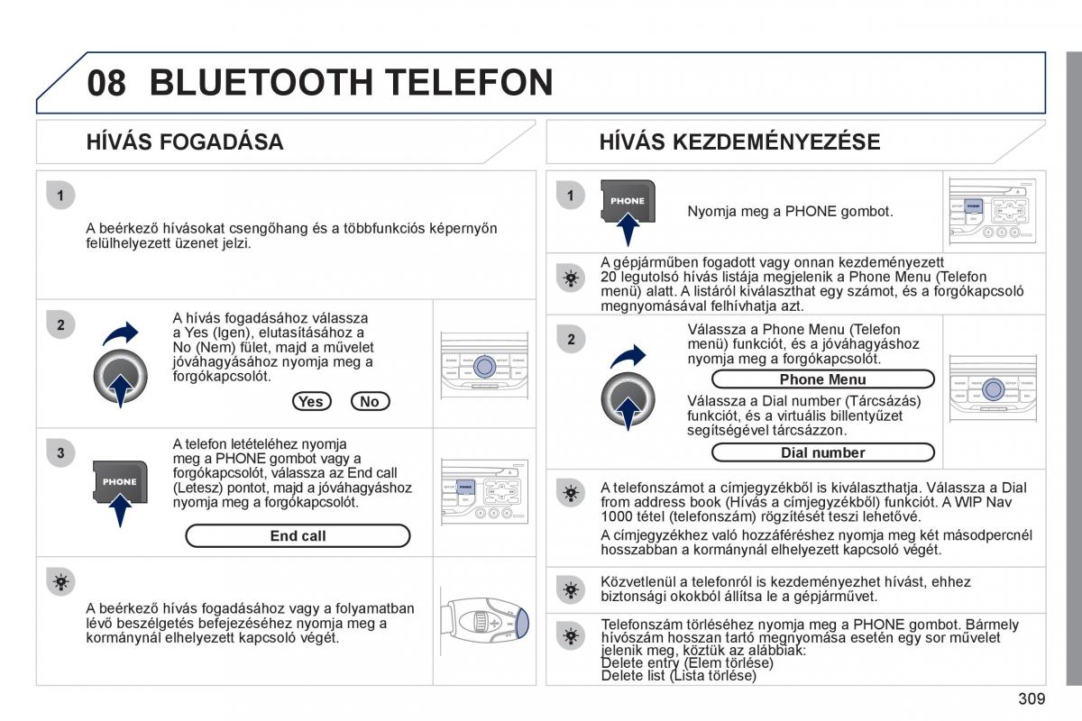 Peugeot 308 SW I 1 Kezelesi utmutato / page 311