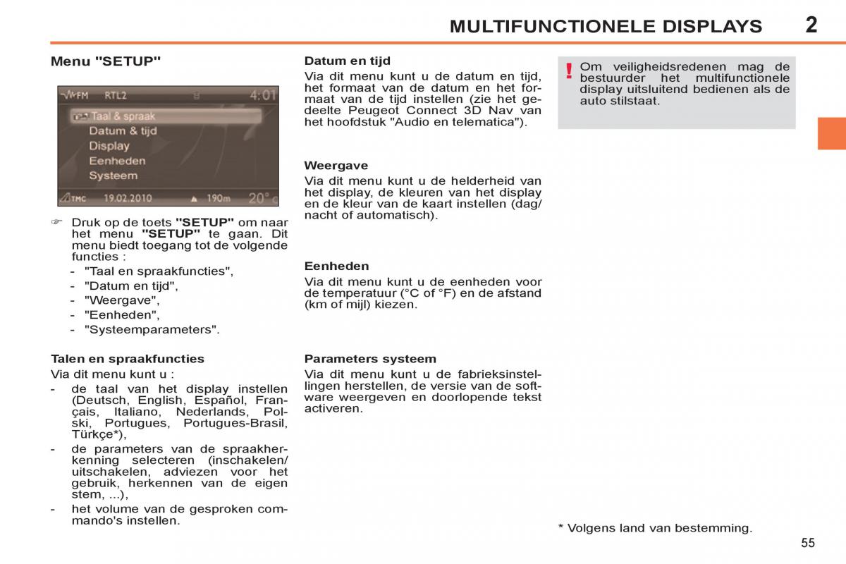 Peugeot 308 SW I 1 handleiding / page 57