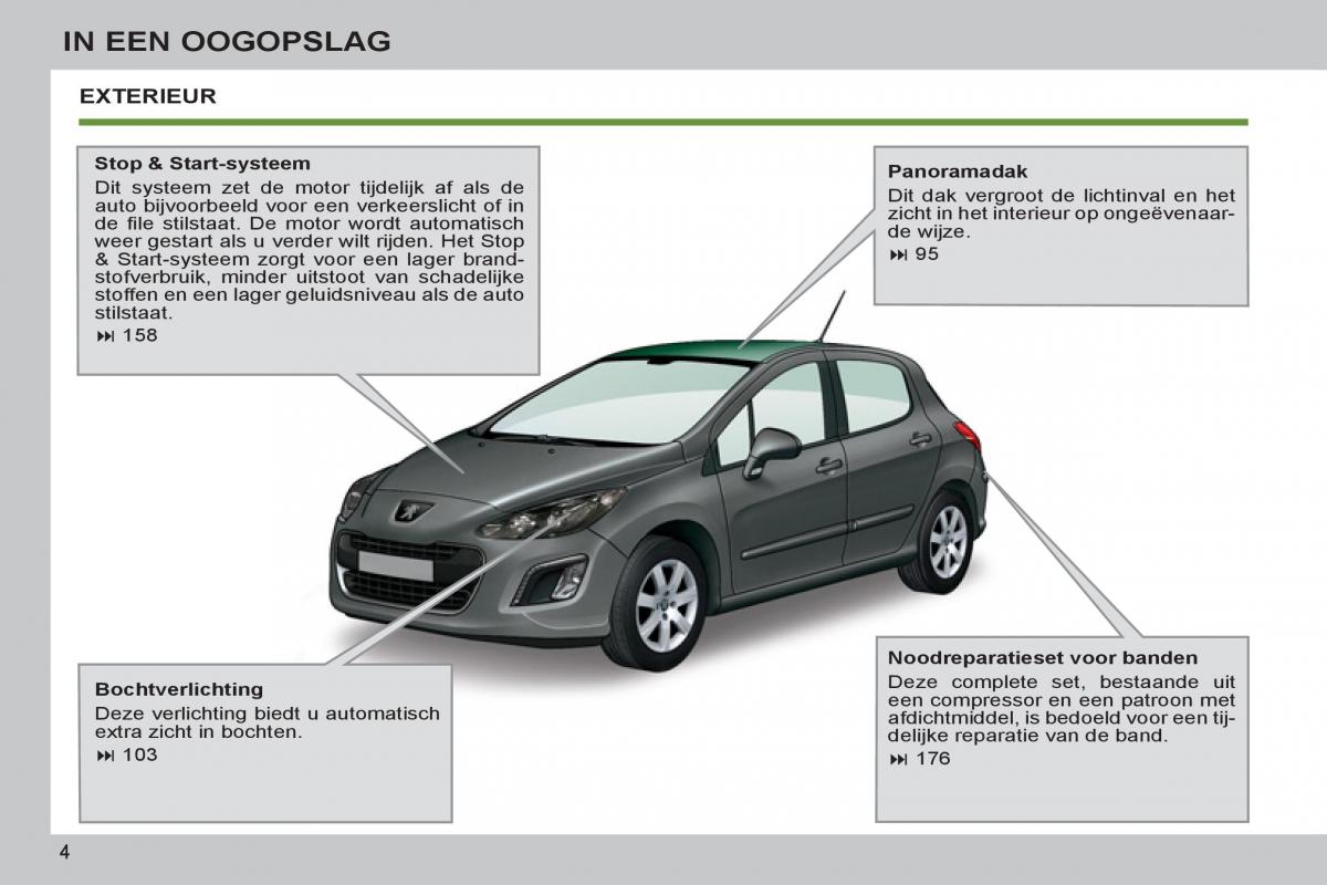 Peugeot 308 SW I 1 handleiding / page 6