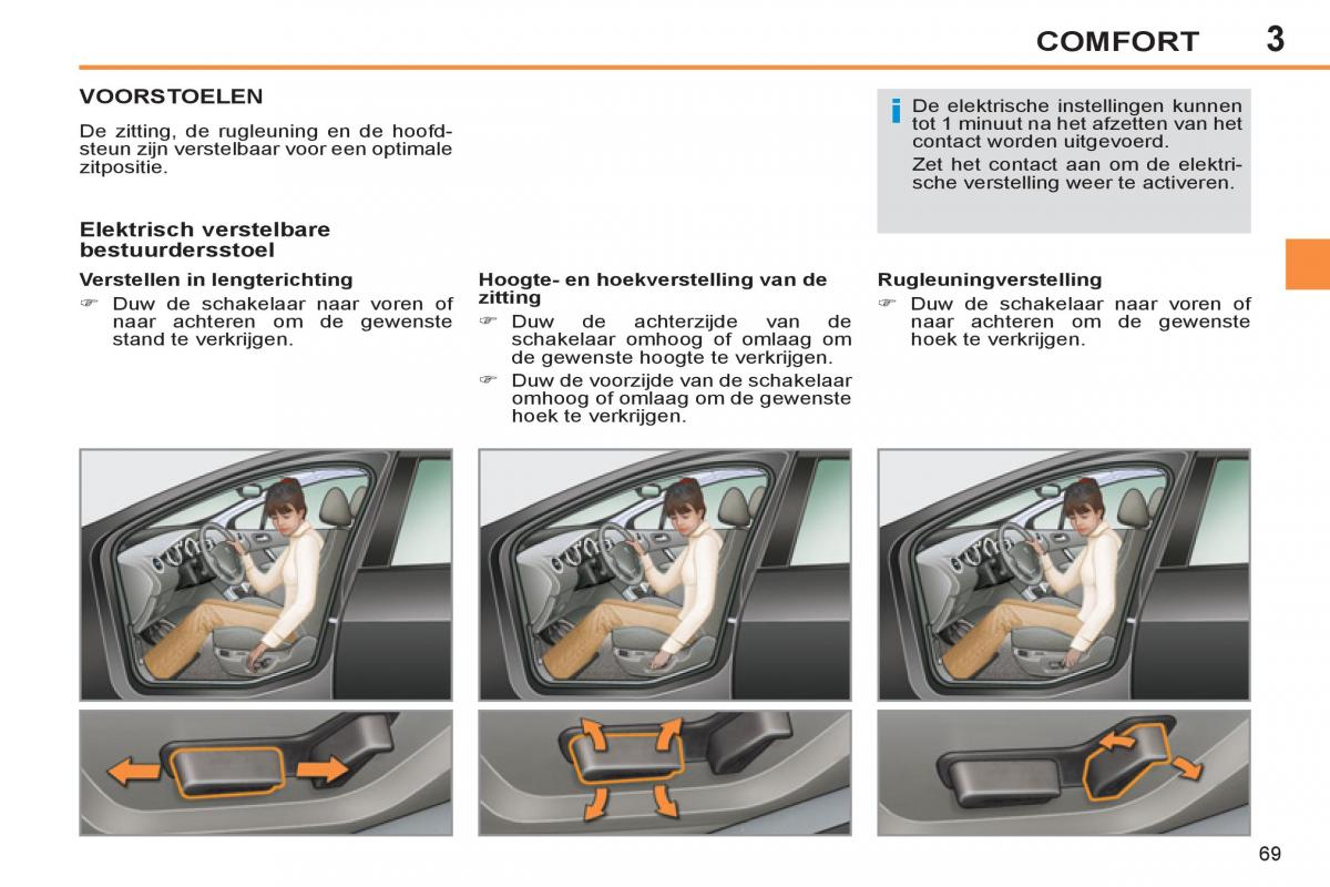 Peugeot 308 SW I 1 handleiding / page 71