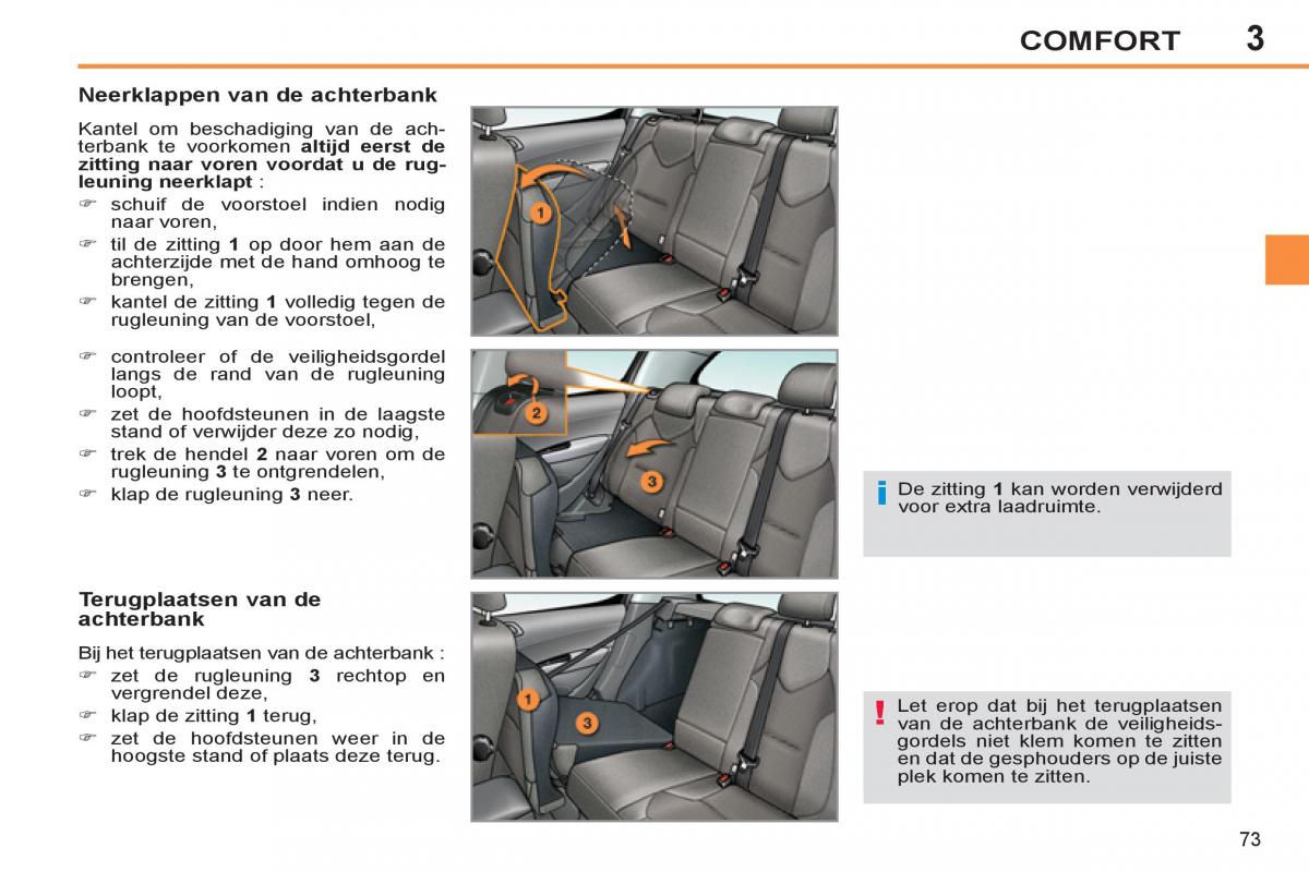 Peugeot 308 SW I 1 handleiding / page 75