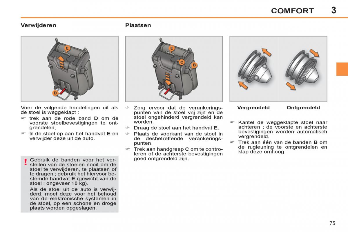 Peugeot 308 SW I 1 handleiding / page 77