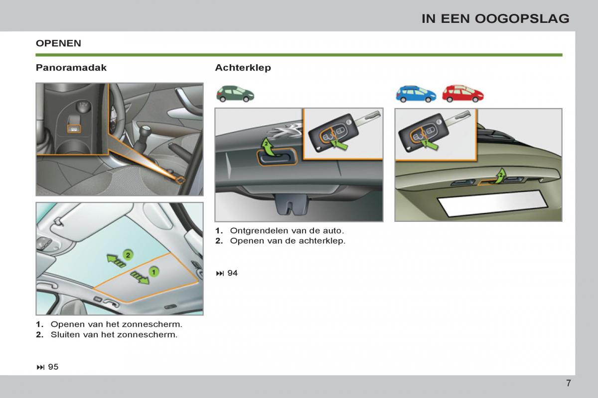 Peugeot 308 SW I 1 handleiding / page 9