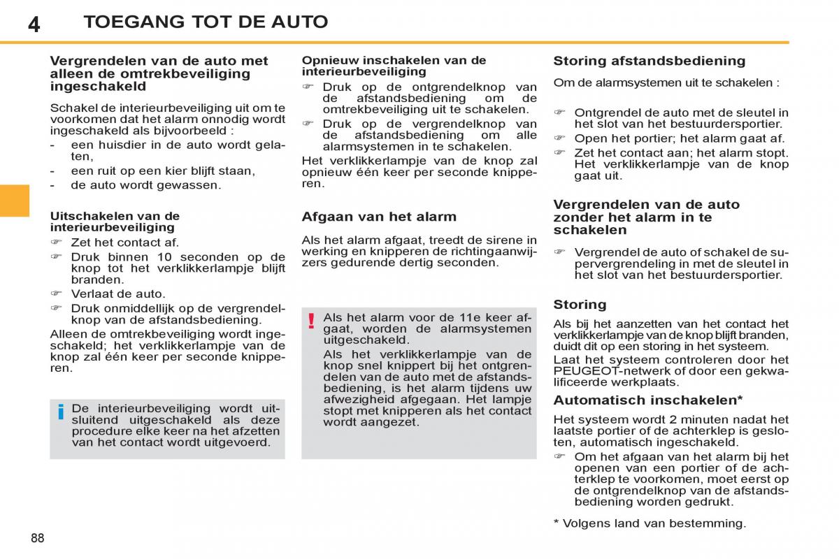 Peugeot 308 SW I 1 handleiding / page 90