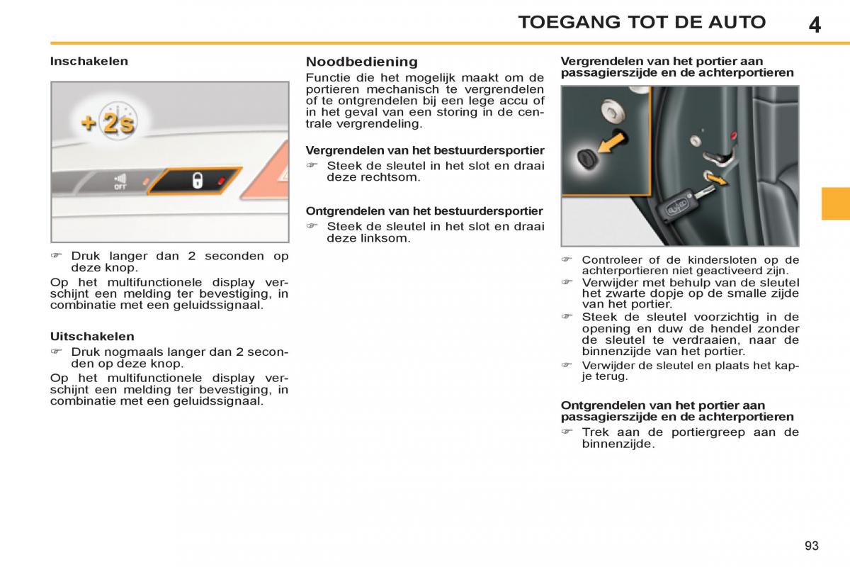 Peugeot 308 SW I 1 handleiding / page 95