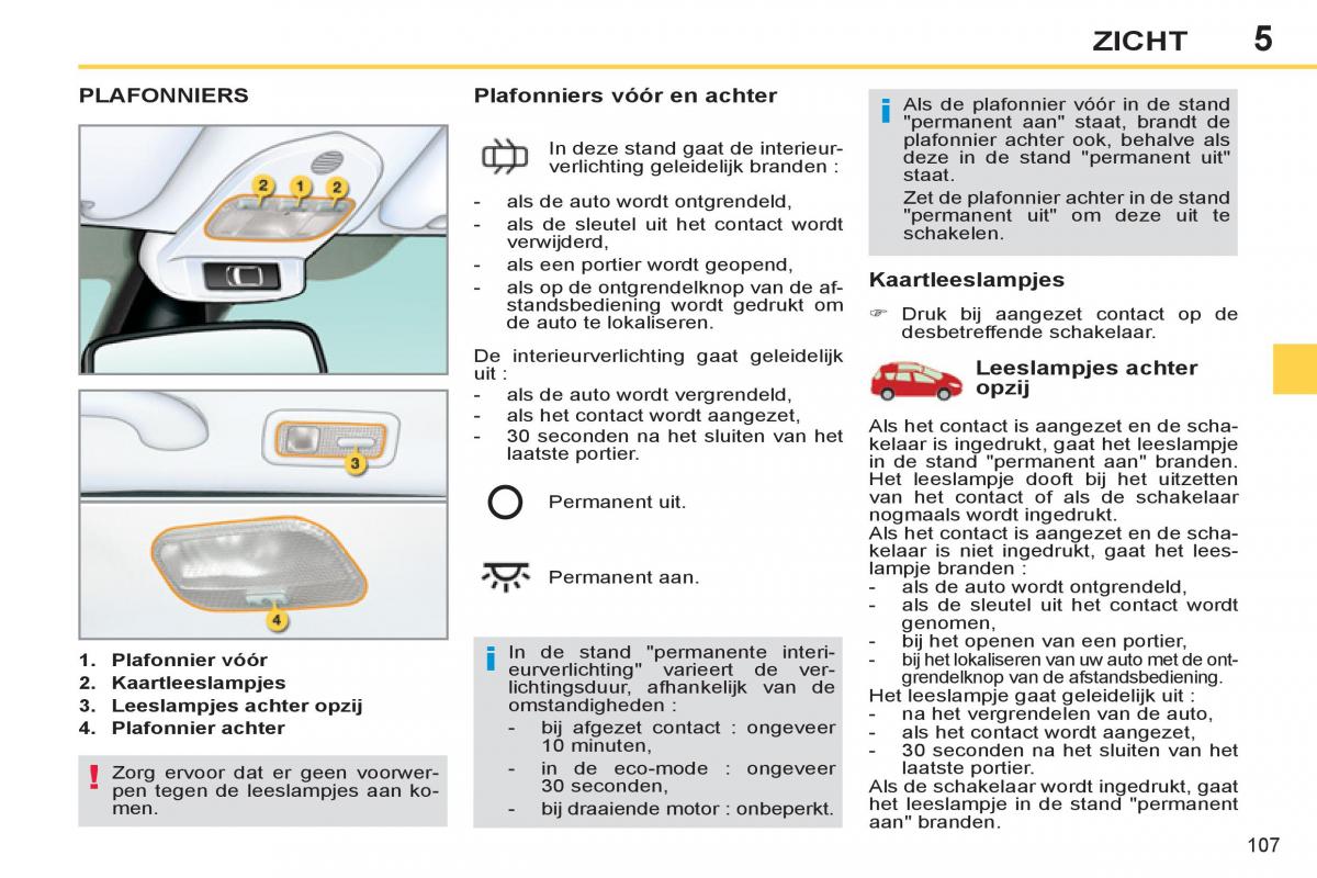 Peugeot 308 SW I 1 handleiding / page 109